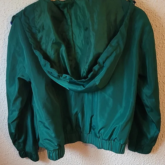 Outer Edge Ladies Green Windbreaker Size Small - Picture 6 of 7